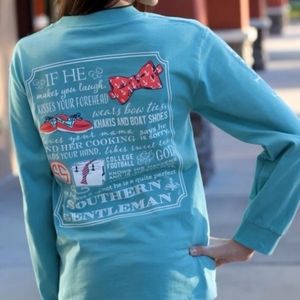 Simply Southern Tee | Laugh Kiss Khaki Boat Mama Southern Gentleman Women's